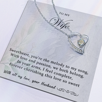 Load image into Gallery viewer, To my Wife - You&#39;re the Melody to My Song - Forever Love Necklace
