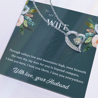 Load image into Gallery viewer, To my Wife, My love for you is beyond compare, Forever Love Necklace
