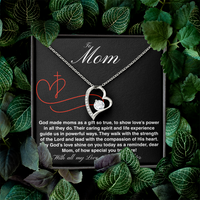 Load image into Gallery viewer, To Mom - God Made Moms - Forever Love Necklace
