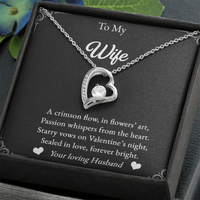 Load image into Gallery viewer, To my Wife - Passion whispers from the heart - Forever Love Necklace
