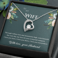 Load image into Gallery viewer, To my Wife, My love for you is beyond compare, Forever Love Necklace
