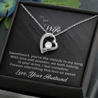 Load image into Gallery viewer, To my Wife - You&#39;re the Melody to My Song - Forever Love Necklace
