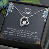 Load image into Gallery viewer, To my Wife - Cupids arrow - Forever Love Necklace
