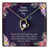Load image into Gallery viewer, Valentines Day necklace - Forever love necklace

