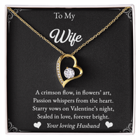 Load image into Gallery viewer, To my Wife - Passion whispers from the heart - Forever Love Necklace
