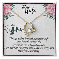 Load image into Gallery viewer, To my Wife - Valentines Day - Forever love necklace
