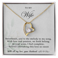 Load image into Gallery viewer, To my Wife - You&#39;re the Melody to My Song - Forever Love Necklace
