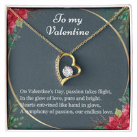 Load image into Gallery viewer, To my Valentine - Forever Love Necklace
