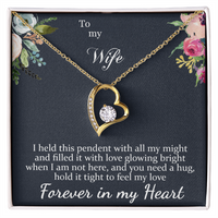 Load image into Gallery viewer, To my Wife - Forever in my Heart - Forever Love Necklace
