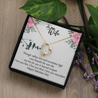 Load image into Gallery viewer, To my Wife - Valentines Day - Forever love necklace
