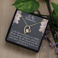 Load image into Gallery viewer, To my Valentine - Forever Love necklace
