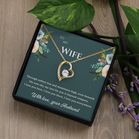Load image into Gallery viewer, To my Wife, My love for you is beyond compare, Forever Love Necklace
