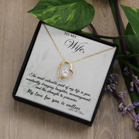 Load image into Gallery viewer, To my Wife - My love for you is endless - Forever Love Necklace
