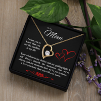 Load image into Gallery viewer, To my Mom - Your Wisdom is my shelter - Forever Love Necklace
