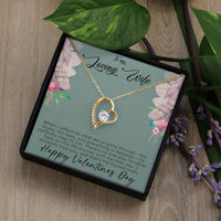Load image into Gallery viewer, To my loving wife - Forever love necklace - Happy Valentines day
