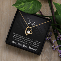 Load image into Gallery viewer, To my Wife - Your my sunshine on a rainy day - Forever Love Necklace
