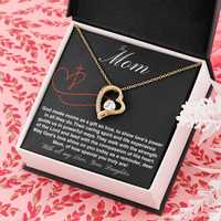 Load image into Gallery viewer, To Mom - God Made Moms - Forever Love Necklace
