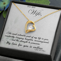 Load image into Gallery viewer, To my Wife - My love for you is endless - Forever Love Necklace
