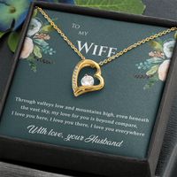 Load image into Gallery viewer, To my Wife, My love for you is beyond compare, Forever Love Necklace
