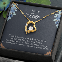 Load image into Gallery viewer, To my Wife - Cupids arrow - Forever Love Necklace

