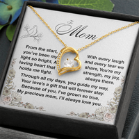 Load image into Gallery viewer, To Mom - Your Loves a Gift - Forever Love Necklace
