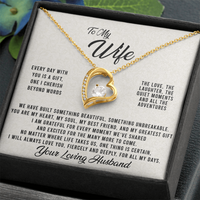 Load image into Gallery viewer, To my Wife - You Are My Heart - Forever Love Necklace
