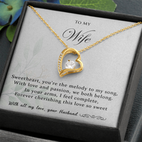 Load image into Gallery viewer, To my Wife - You&#39;re the Melody to My Song - Forever Love Necklace
