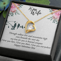 Load image into Gallery viewer, To my Wife - Valentines Day - Forever love necklace
