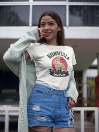 Load image into Gallery viewer, Bunnyzilla - Women&#39;s Shirt
